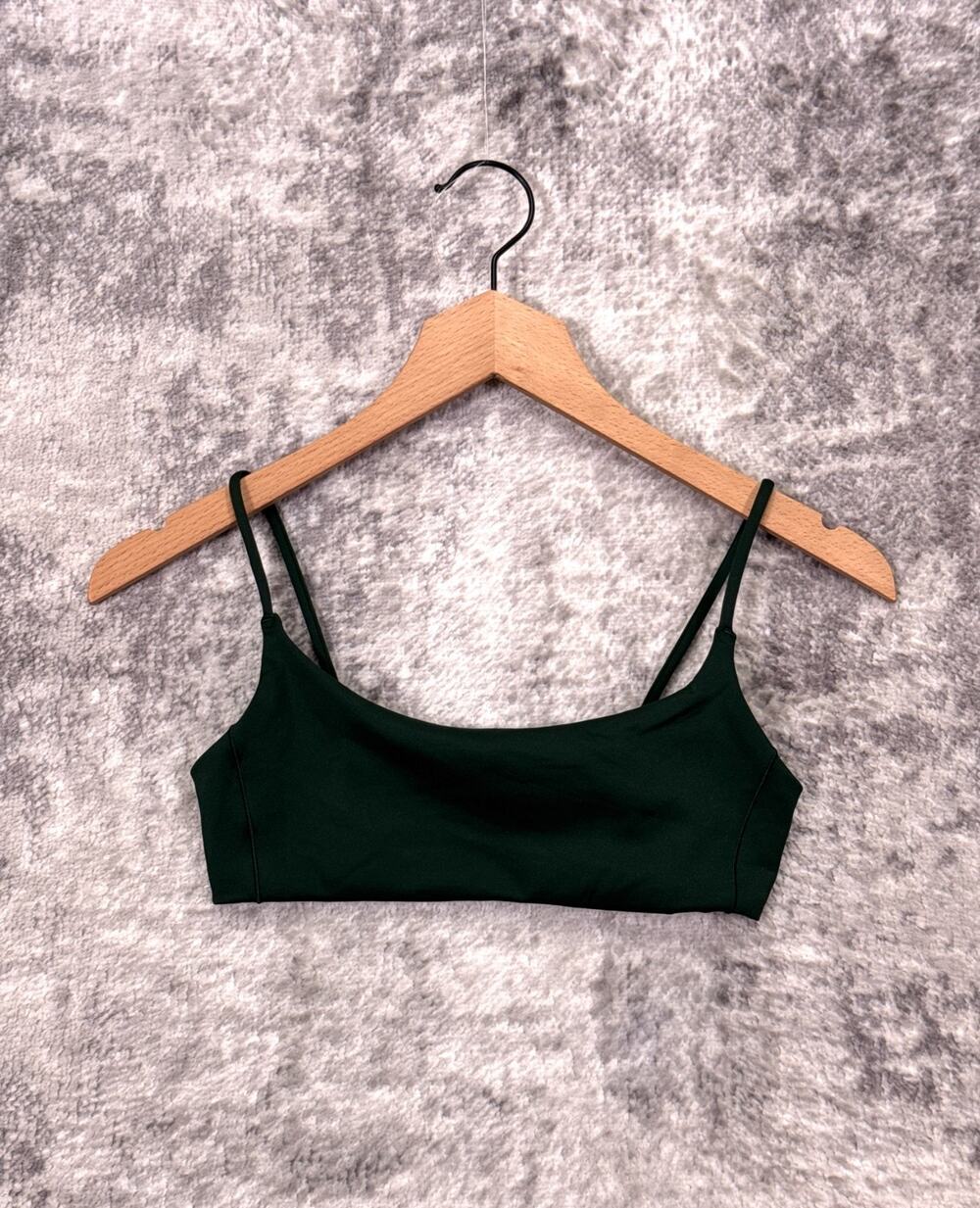 Left On Friday Bikini Swim Top Small Womens Green
